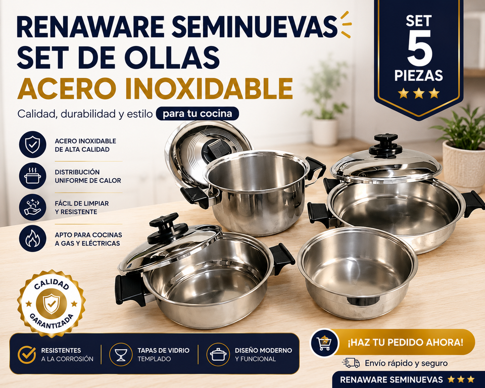 OLLAS SEMINUEVAS RENAWARE  🔥🔥⭐⭐⭐⭐⭐🔥🔥