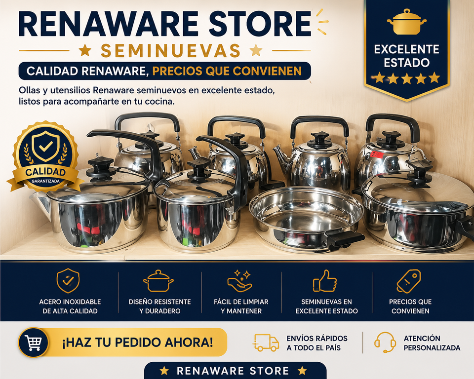 🔥⭐🔥⭐ Tetera Renaware Seminueva – Calidad que perdura 🔥⭐🔥⭐