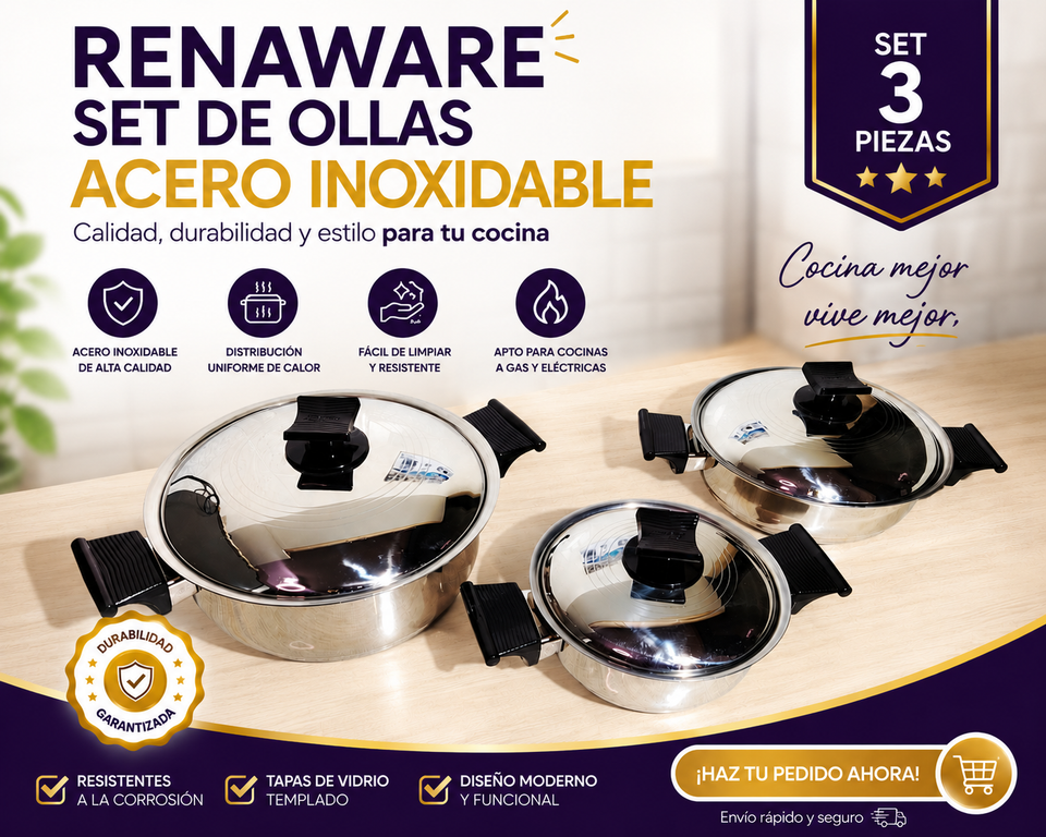 OLLAS SEMINUEVAS RENAWARE  🔥🔥⭐⭐⭐⭐⭐🔥🔥