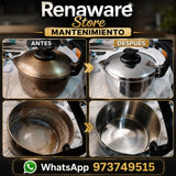 ¡Devuélvele el brillo a tus ollas Renaware de acero inoxidable! ✨🍲