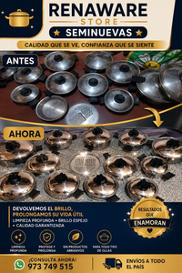 ¡Devuélvele el brillo a tus ollas Renaware de acero inoxidable! ✨🍲